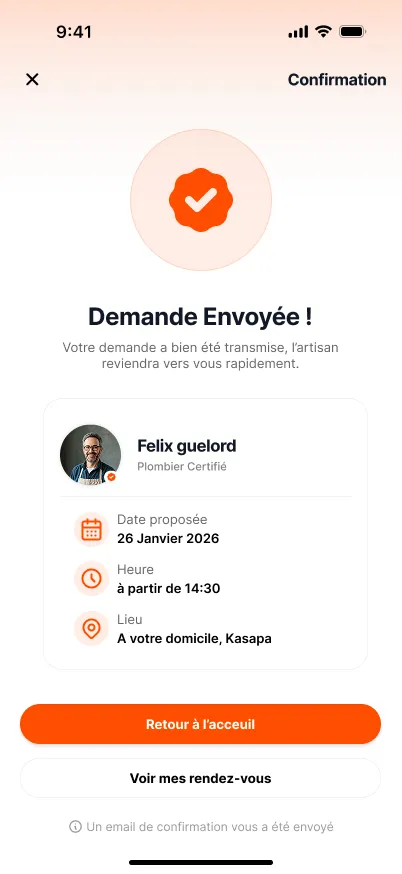 Screenshot of Handy Connect